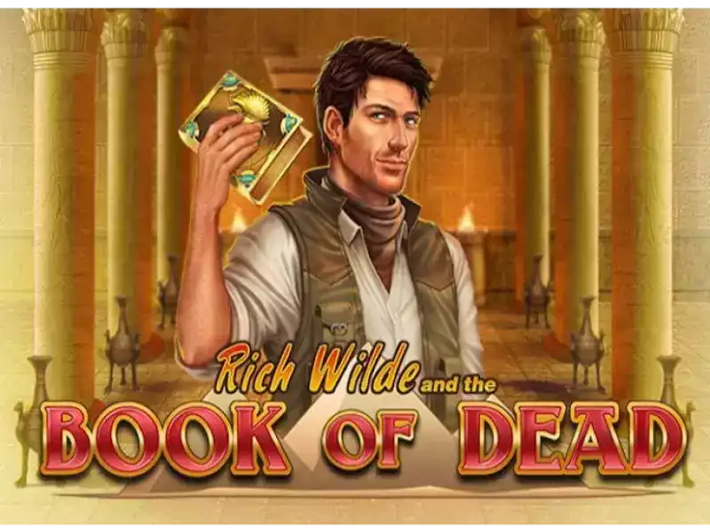 Book of Dead slot screenshot met Egyptisch thema